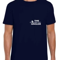 The Gambling Angler Casual Tee- Navy