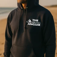 The Gambling Angler Hooded Sweat- Black