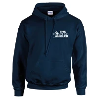 The Gambling Angler Hooded Sweatshirt- Navy